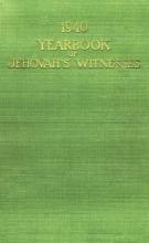 1940 Year Book of Jehovah's Witnesses