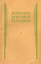 Jehovah's servants defended