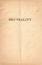 Neutrality